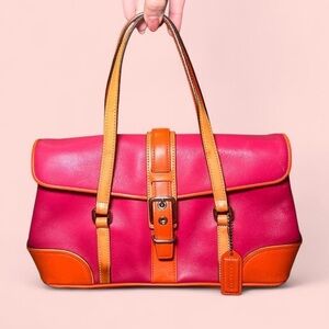 Coach Y2K Vintage Limited Edition Hampton Satchel production number (0081-1000)